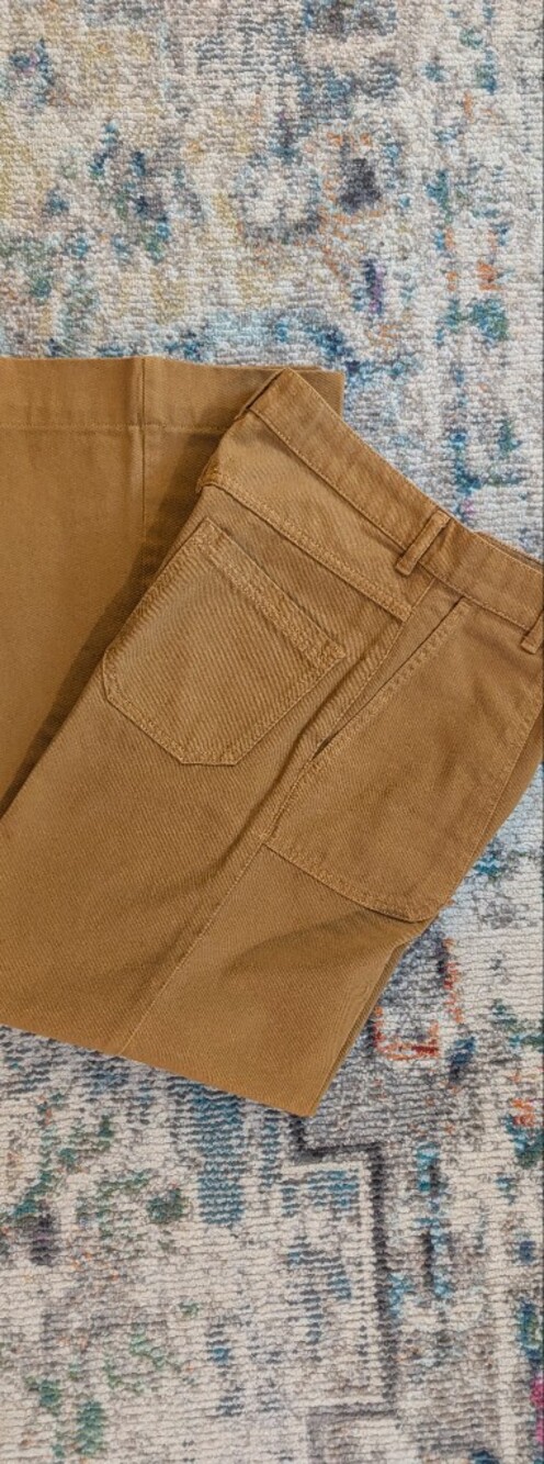 Casual Stretch Chino Pants in Tan